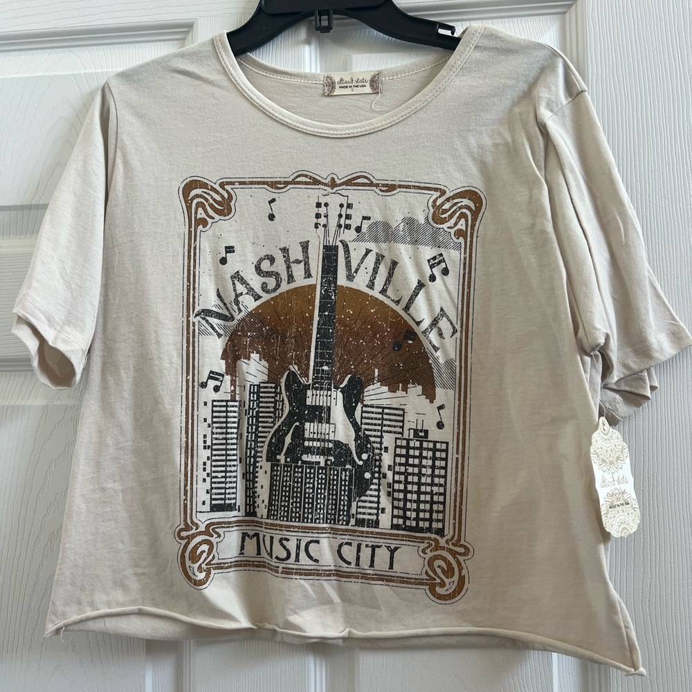 Nashville Crop Tee